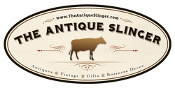 The Antique Slinger sells antiques vintage tools toys pottery glass cars trucks tractors trains appliances