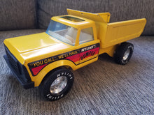 Load image into Gallery viewer, Vintage Nylint Dumper Toy Steel “You Call We’ll Haul" USA Yellow Dump Truck
