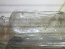 Load image into Gallery viewer, Antique Lettered Bottles- Stove Paint, Ed Pinaud Paris, Cough Med, Shoe Shine, etc.