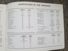 Load image into Gallery viewer, 1965 Plymouth Barracuda Dealer Brochure Comparision to Mustang