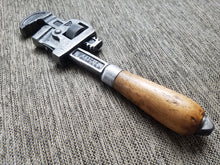 Load image into Gallery viewer, Vintage Tobrin #10 Pipe Wrench Wood Handle