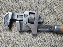 Load image into Gallery viewer, Vintage Tobrin #10 Pipe Wrench Wood Handle