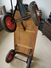 Load image into Gallery viewer, WORLD FLYER WOODEN WAGON COASTER WAGON TOY HAMILTON STEEL Like Radio Flyer