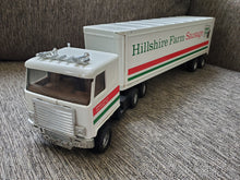 Load image into Gallery viewer, Ertl Chevy Titan Semi Truck HILLSHIRE FARM SAUSAGE White 1980's METAL