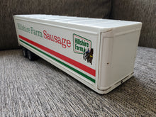 Load image into Gallery viewer, Ertl Chevy Titan Semi Truck HILLSHIRE FARM SAUSAGE White 1980's METAL