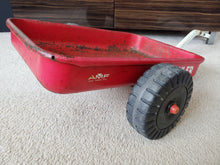 Load image into Gallery viewer, Red AMF Pedal Car Wagon Trailer like Radio Flyer All Metal