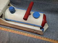Load image into Gallery viewer, Vintage Homemade Wooden Ride-on Locomotive Toy Folk Art Toy Town LTD 1020