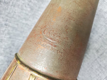 Load image into Gallery viewer, Edison TCoT 11 Panel GORGEOUS Flower Phonograph Horn Red 36 Inch Long