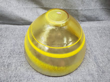 Load image into Gallery viewer, 1960s Murano Glass LARGE Bowl Centerpiece w/ Yellow Ombre Swirls, Venice Italy