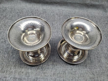 Load image into Gallery viewer, Wilcox S.P. Co. Silver Plate Candleholders 147 LARGE Paisley Design 1920s