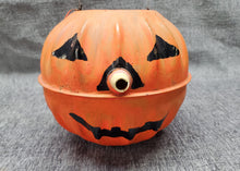 Load image into Gallery viewer, Antique Metal Halloween Pumpkin Noisemaker US Metal Toy Manufacturing