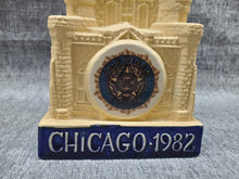 Load image into Gallery viewer, Haeger Pottery Designed CHICAGO WATER TOWER Ezra Brooks, for Medley Distilling