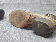 Load image into Gallery viewer, VINTAGE 1970s JUSTIN PYTHON SNAKESKIN COWBOY BOOTS with TIPS Style 9038 Mens 9D