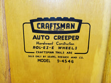 Load image into Gallery viewer, Vintage NEW OLD STOCK CRAFTSMAN Wood Auto Creeper Model 9-4546 ROL-EZ-E