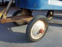 Load image into Gallery viewer, Vintage BLUE RARE RADIO FLYER WAGON Model 100 1972-73 ONE YEAR MADE
