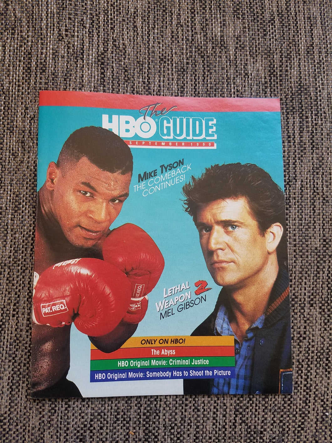 The HBO Guide 1990 Lethal Weapon 2 Mel Gibson in plastic perfect shape!