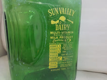 Load image into Gallery viewer, Vintage Sun Valley Dairy Half Gallon Green Bottle Illinois
