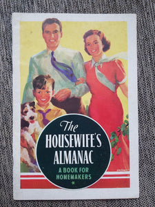 1938 The Housewife’s Almanac, A Book for Homemakers, Kellogg Co.