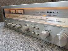 Load image into Gallery viewer, Sanyo JCX-2300K Classic Silver Receiver 26 watts per channel/ from 1979
