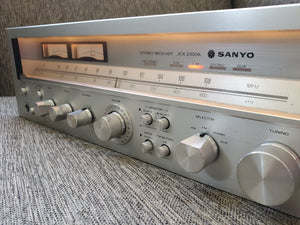 Sanyo JCX-2300K Classic Silver Receiver 26 watts per channel/ from 1979