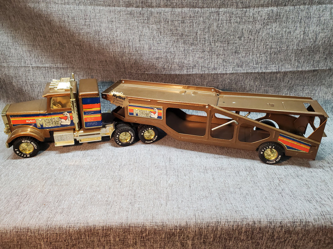 Nylint FREIGHTLINER CAR CARRIER MUSCLE MOVER Classic Edition Brown 1980s