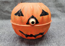 Load image into Gallery viewer, Antique Metal Halloween Pumpkin Noisemaker US Metal Toy Manufacturing
