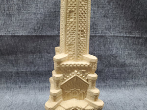 Haeger Pottery Designed CHICAGO WATER TOWER Ezra Brooks, for Medley Distilling