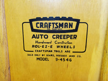 Load image into Gallery viewer, Vintage NEW OLD STOCK CRAFTSMAN Wood Auto Creeper Model 9-4546 ROL-EZ-E

